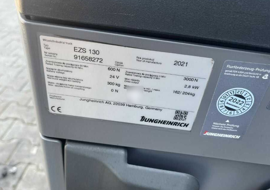 Jungheinrich EZS130 - Tow tractor: picture 4 Jungheinrich EZS130 - Tow tractor: picture 4
