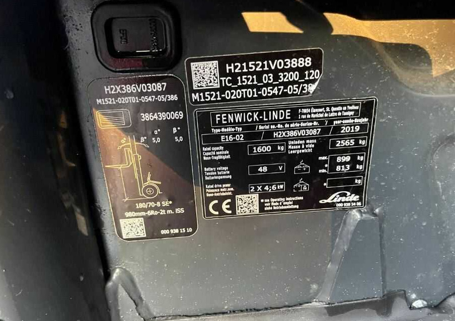 Linde E16-02 - Electric forklift: picture 4 Linde E16-02 - Electric forklift: picture 4