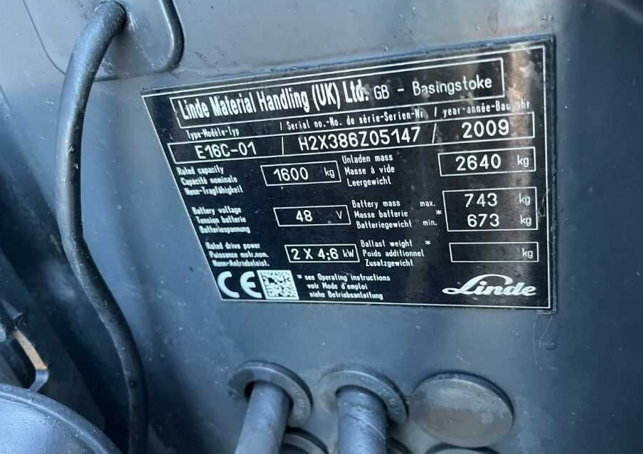 Linde E16C-01 - Electric forklift: picture 4 Linde E16C-01 - Electric forklift: picture 4