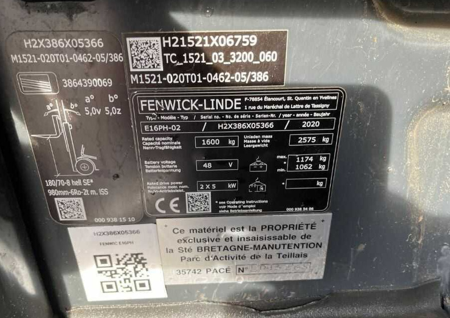 Linde E16PH-02 - Electric forklift: picture 4 Linde E16PH-02 - Electric forklift: picture 4