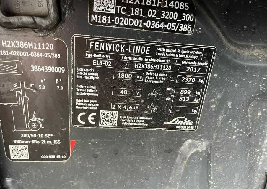 Linde E18-02 - Electric forklift: picture 4 Linde E18-02 - Electric forklift: picture 4