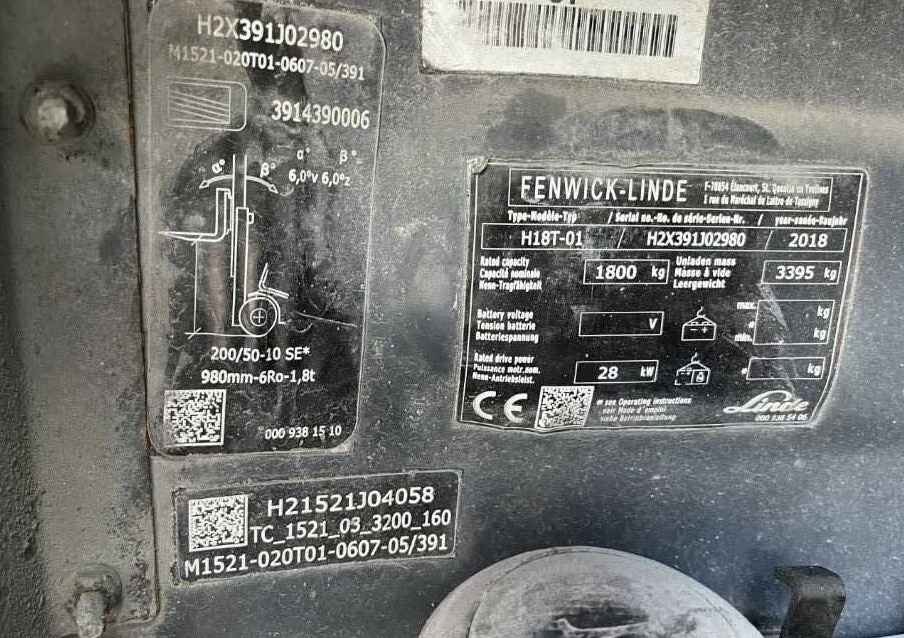 Linde H18T-01 - LPG forklift: picture 4 Linde H18T-01 - LPG forklift: picture 4