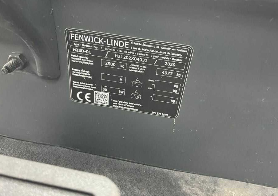 Linde H25D-01 - Diesel forklift: picture 4 Linde H25D-01 - Diesel forklift: picture 4