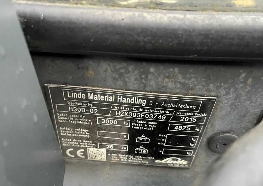 Linde H30D-02 - Diesel forklift: picture 4 Linde H30D-02 - Diesel forklift: picture 4