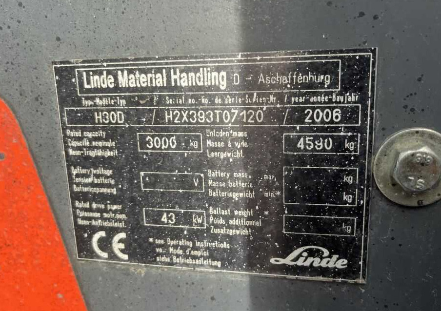 Linde H30D - Diesel forklift: picture 4 Linde H30D - Diesel forklift: picture 4