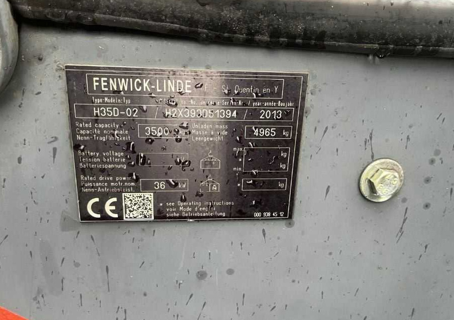 Linde H35D-02 - Diesel forklift: picture 4 Linde H35D-02 - Diesel forklift: picture 4