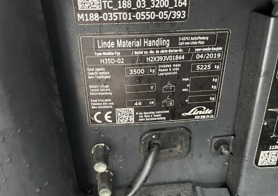 Linde H35D-02 - Diesel forklift: picture 4 Linde H35D-02 - Diesel forklift: picture 4