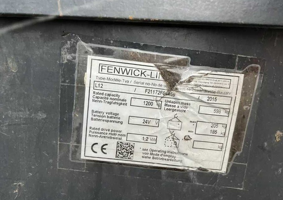 Linde L12 - Stacker: picture 4 Linde L12 - Stacker: picture 4