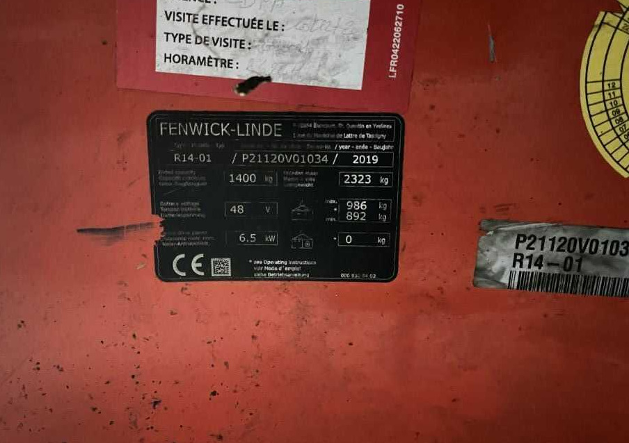 Linde R14-01 - Reach truck: picture 5 Linde R14-01 - Reach truck: picture 5