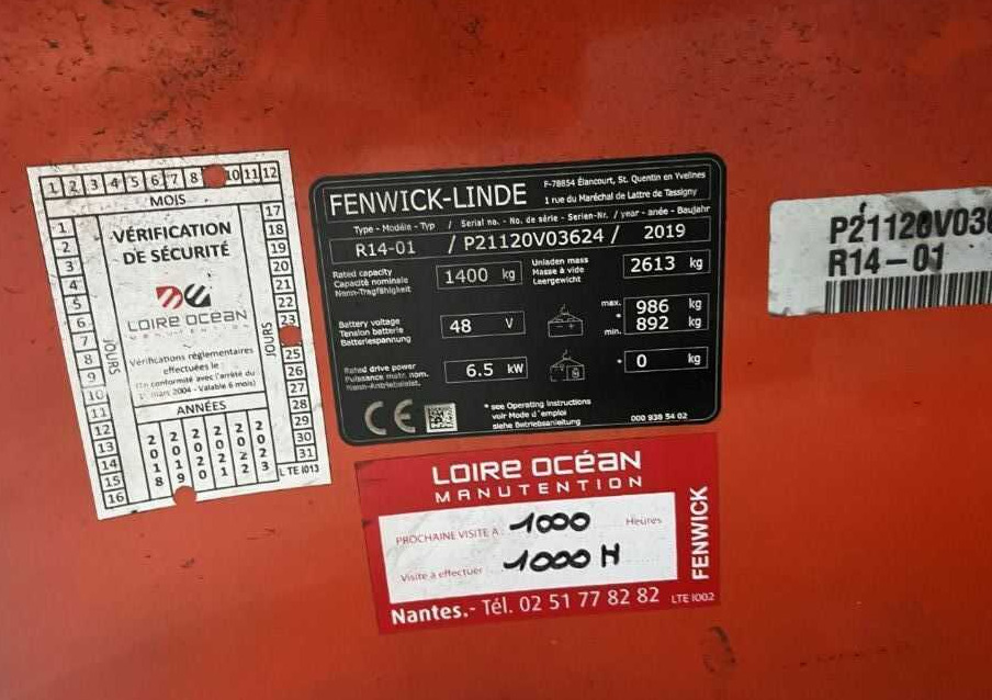 Linde R14-01 - Reach truck: picture 4 Linde R14-01 - Reach truck: picture 4