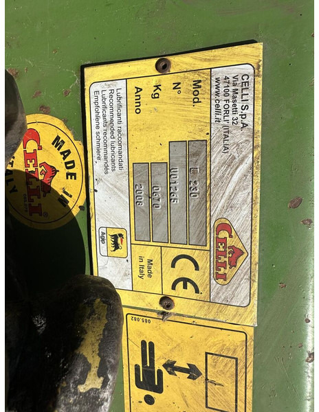 Soil tillage equipment Celli E230: picture 8