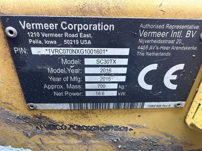 Stump grinder Stobbenfrees SC30TX - Gebruikt: picture 9