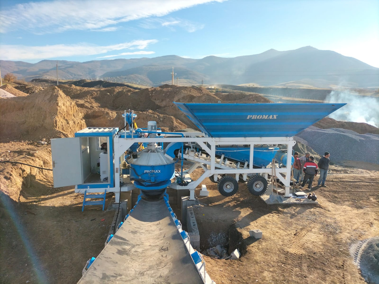 PROMAX MOBILE CONCRETE PLANT M35-PLNT (35M3/H) - Concrete plant: picture 3 PROMAX MOBILE CONCRETE PLANT M35-PLNT (35M3/H) - Concrete plant: picture 3