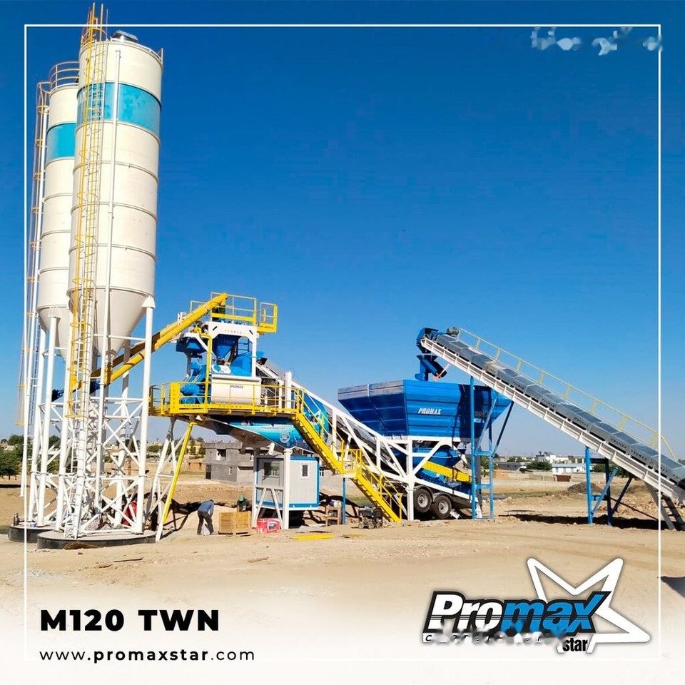Promax Mobile Concrete Batching Plant M120-TWN (120m3/h) - Concrete plant: picture 4 Promax Mobile Concrete Batching Plant M120-TWN (120m3/h) - Concrete plant: picture 4
