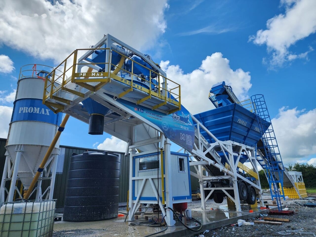 Promax Mobile Concrete Batching Plant PROMAX M60-PLNT (60m³/h) - Cement silo: picture 4 Promax Mobile Concrete Batching Plant PROMAX M60-PLNT (60m³/h) - Cement silo: picture 4