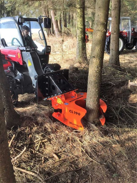 Westtech Woodcracker CL190 Fällkopf Fällgreifer Westtech Woodcracker CL190 Fällkopf Fällgreifer - Attachment for Forestry equipment: picture 4 Westtech Woodcracker CL190 Fällkopf Fällgreifer Westtech Woodcracker CL190 Fällkopf Fällgreifer - Attachment for Forestry equipment: picture 4