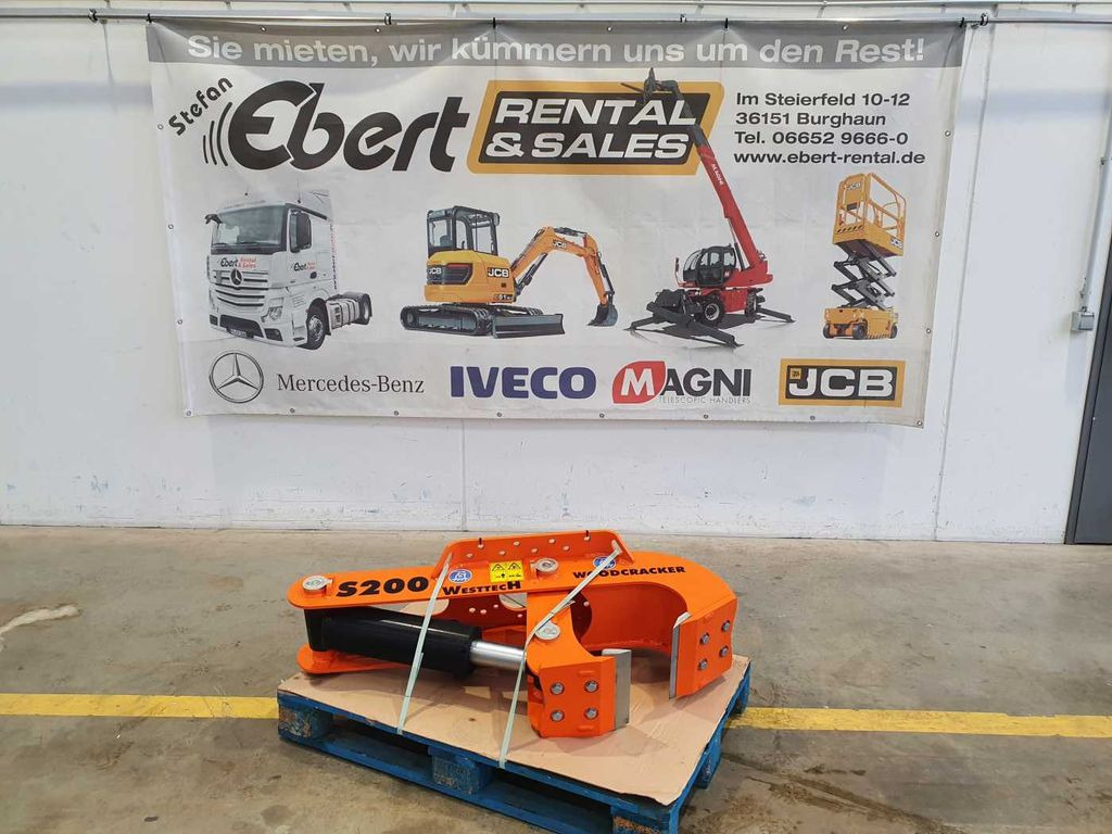 Westtech Woodcracker S200 / Wurzelstockschere Westtech Woodcracker S200 / Wurzelstockschere - Attachment for Forestry equipment: picture 1 Westtech Woodcracker S200 / Wurzelstockschere Westtech Woodcracker S200 / Wurzelstockschere - Attachment for Forestry equipment: picture 1
