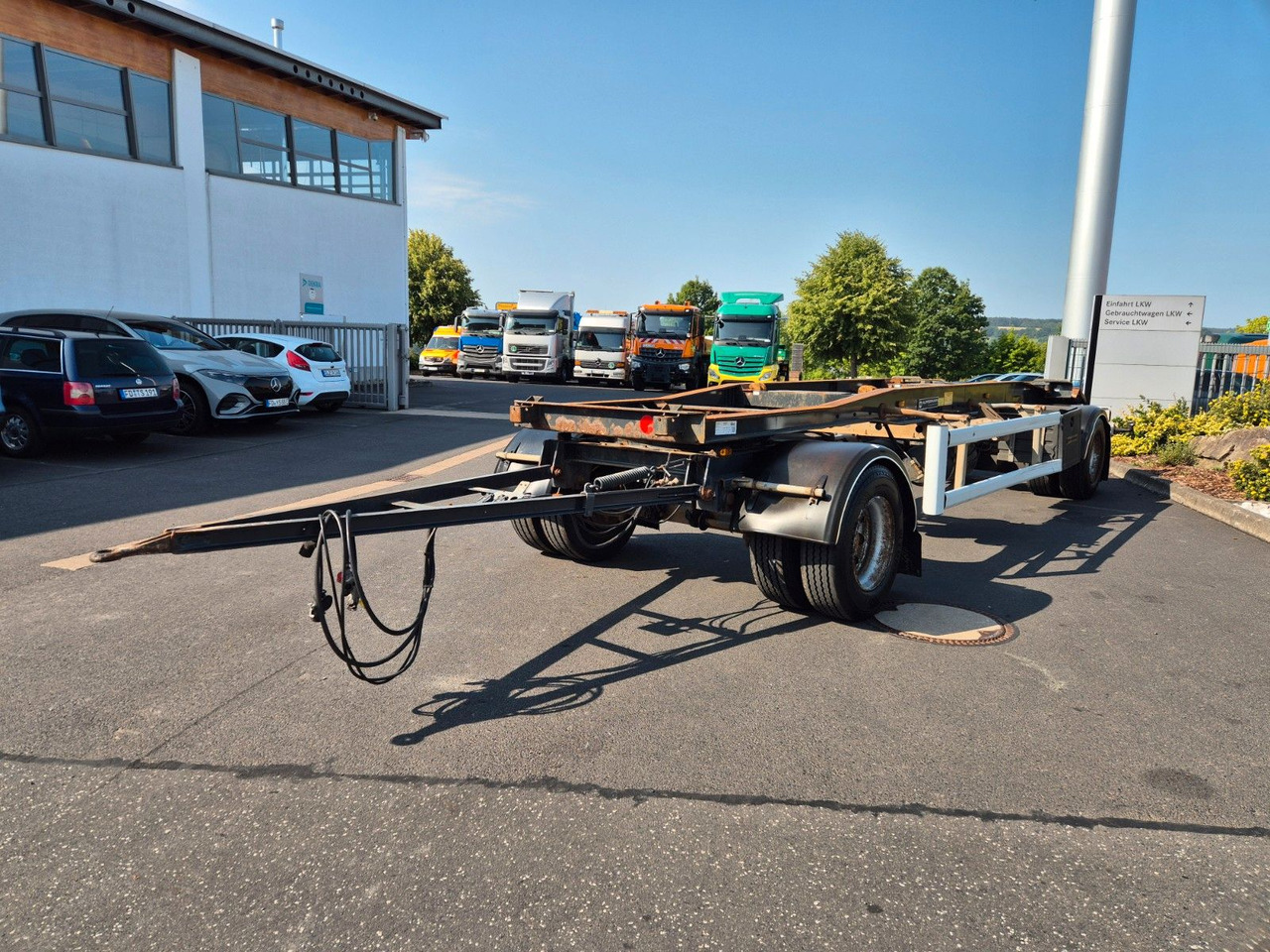 Chassis trailer Hüffermann HSA 18.70 P BPW 14.582kg Nutzlast: picture 9 Chassis trailer Hüffermann HSA 18.70 P BPW 14.582kg Nutzlast: picture 9