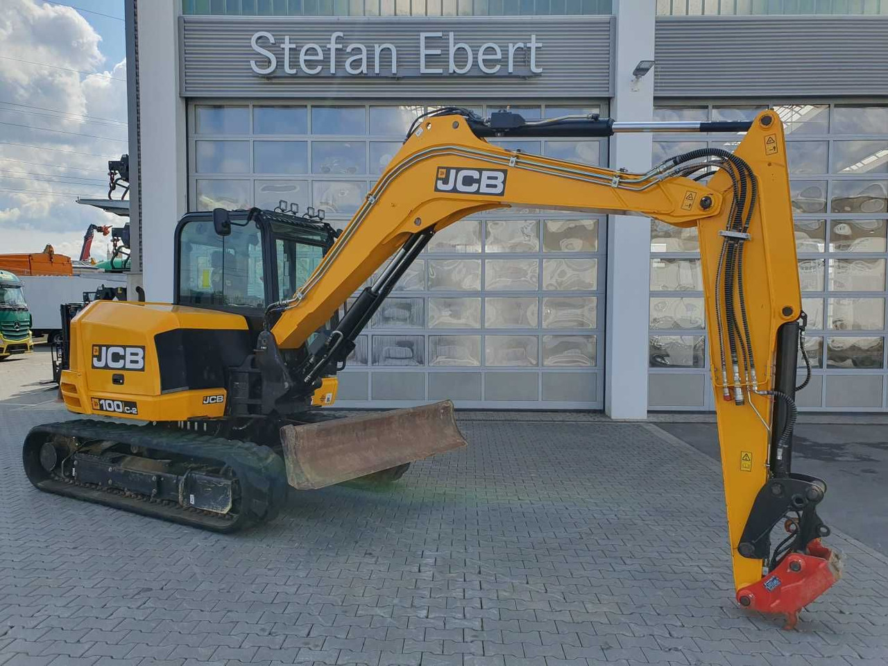 JCB 100C-2 / nur 471h! / 2022 / Lehnhoff HS08 - Crawler excavator: picture 1 JCB 100C-2 / nur 471h! / 2022 / Lehnhoff HS08 - Crawler excavator: picture 1