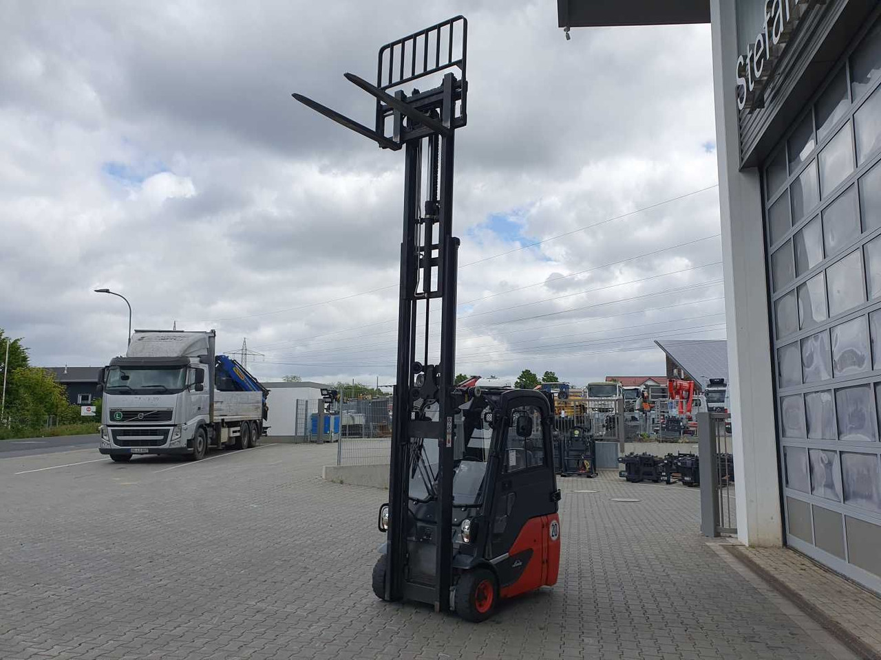 Electric forklift Linde E14 - 02 / Triplex: 4.00m! / SS / nur 2.119h!: picture 9