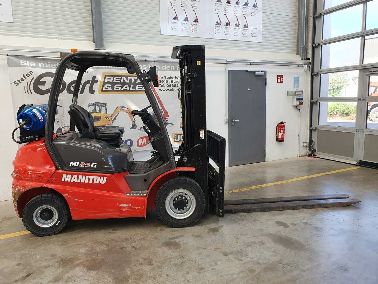 LPG forklift Manitou MI 25 G / Triplex: 4.70m / nur 1.976h! / SS: picture 7