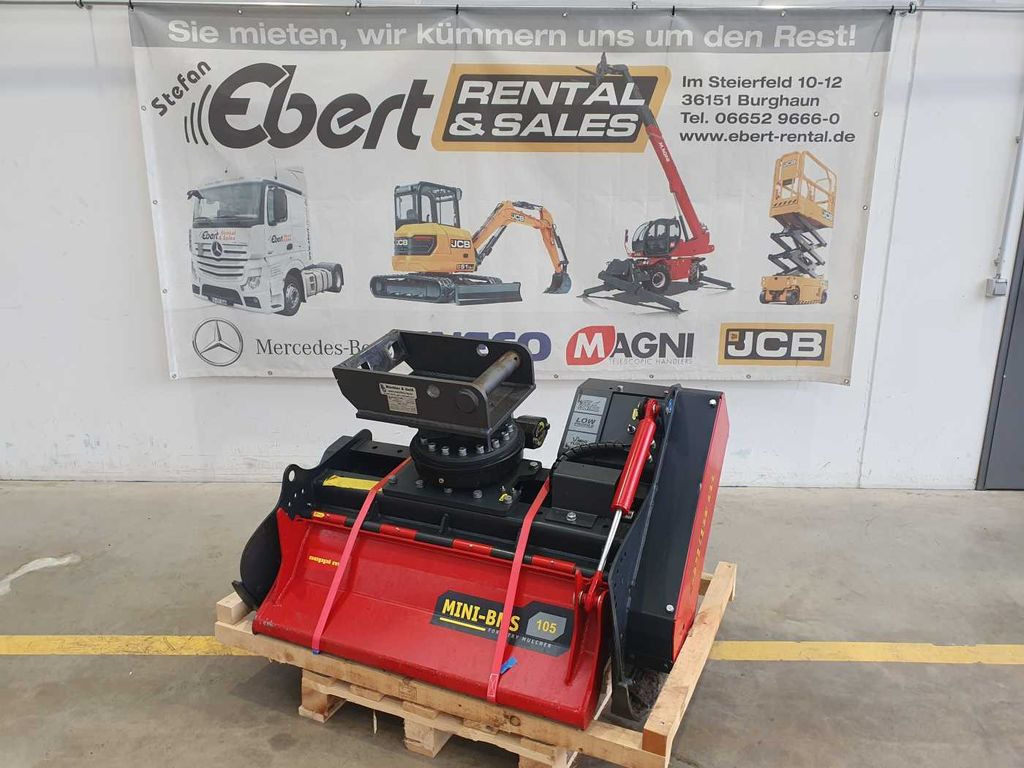 Seppi M. MINI-BMS 105 Mulcher / DEMO / Drehmotor - Forestry mulcher: picture 1 Seppi M. MINI-BMS 105 Mulcher / DEMO / Drehmotor - Forestry mulcher: picture 1