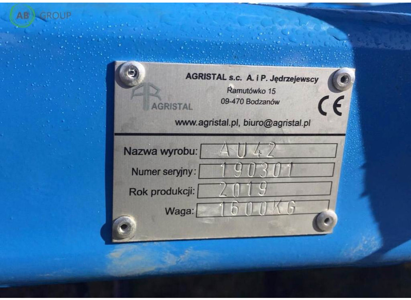 AGRISTAL Hydraulically folding seedbed cultivator/ - Cultivator: picture 5 AGRISTAL Hydraulically folding seedbed cultivator/ - Cultivator: picture 5