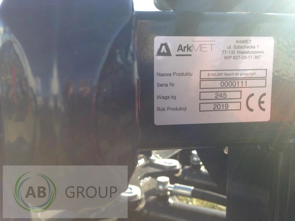 ArkMET hydraulic manure pusher E100.220, 2.2 m - Fertilizing equipment: picture 2 ArkMET hydraulic manure pusher E100.220, 2.2 m - Fertilizing equipment: picture 2
