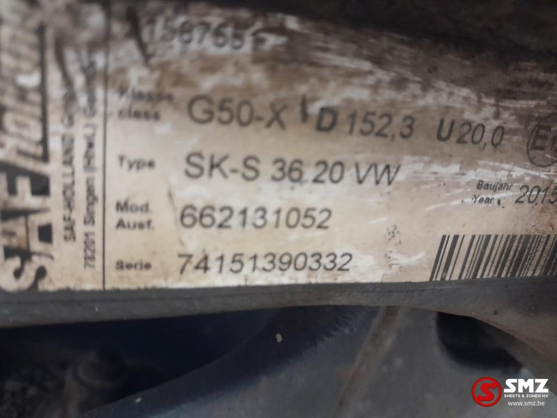 SAF Occ koppelschotel SK-S 36.20 VW SAF - Fifth wheel coupling for Truck: picture 5 SAF Occ koppelschotel SK-S 36.20 VW SAF - Fifth wheel coupling for Truck: picture 5
