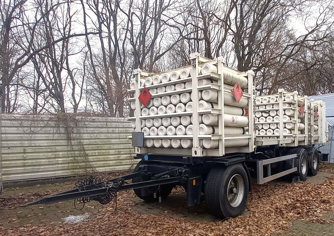 SAMRO Gas semi-trailer tube used for CNG Methane Erdgas 200 Bar - Trailer: picture 1 SAMRO Gas semi-trailer tube used for CNG Methane Erdgas 200 Bar - Trailer: picture 1