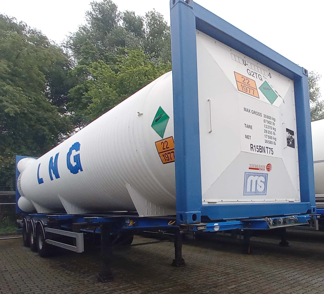 Ziemann LNG Methan Gas Cryogenic tank container 40ft tank - Tank semi-trailer: picture 1 Ziemann LNG Methan Gas Cryogenic tank container 40ft tank - Tank semi-trailer: picture 1