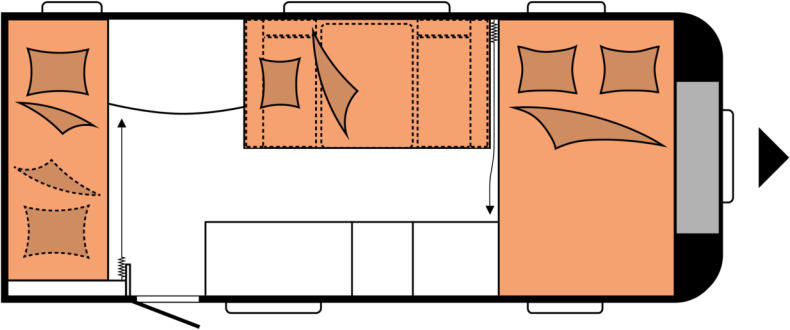 DE LUXE 490 KMF - Caravan: picture 2 DE LUXE 490 KMF - Caravan: picture 2