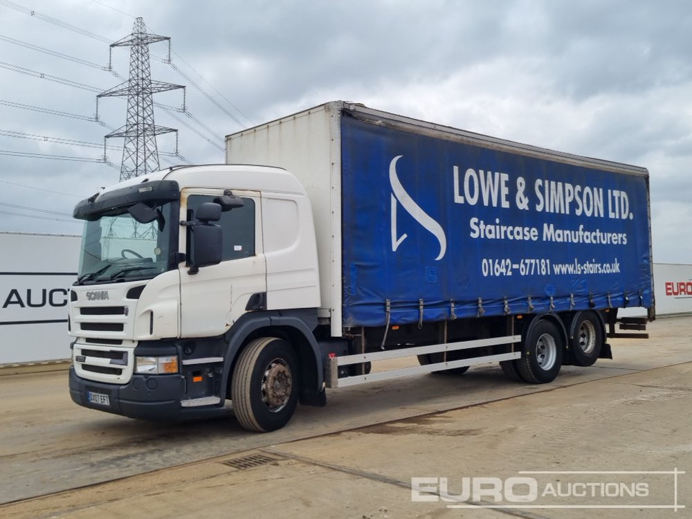 2007 Scania P270 - Curtainsider truck: picture 1 2007 Scania P270 - Curtainsider truck: picture 1