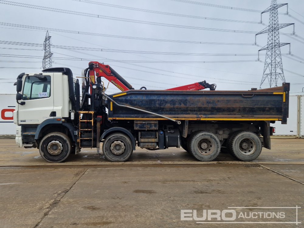 2012 DAF 85.360 - Tipper, Crane truck: picture 2 2012 DAF 85.360 - Tipper, Crane truck: picture 2