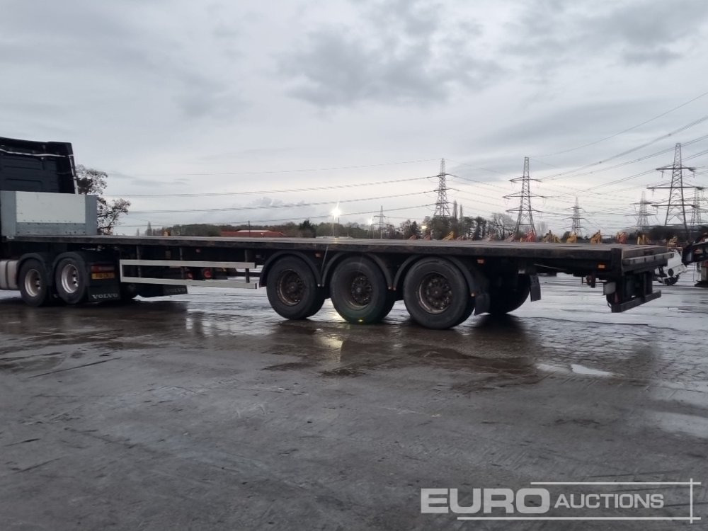 2012 Don-Bur Tri Axle Flat Bed Trailer - Dropside/ Flatbed semi-trailer: picture 3 2012 Don-Bur Tri Axle Flat Bed Trailer - Dropside/ Flatbed semi-trailer: picture 3