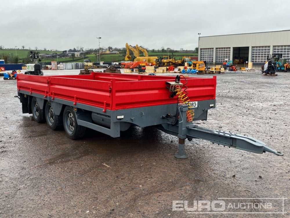 2013 Dooley 10 Ton Tri-Axle Drop Side Drag Trailer - Dropside/ Flatbed trailer: picture 4 2013 Dooley 10 Ton Tri-Axle Drop Side Drag Trailer - Dropside/ Flatbed trailer: picture 4