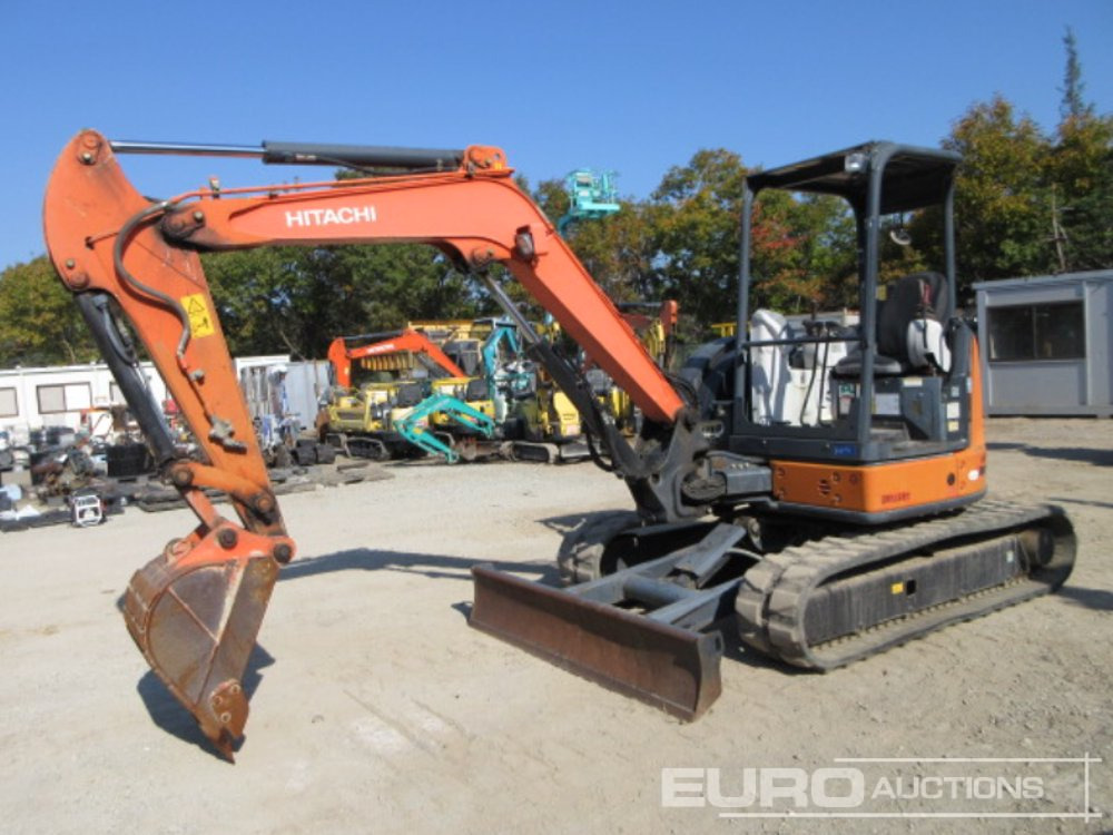 2013 Hitachi ZX40U-5A Rubber Tracks, Blade, Offset, Piped - Mini excavator: picture 4 2013 Hitachi ZX40U-5A Rubber Tracks, Blade, Offset, Piped - Mini excavator: picture 4