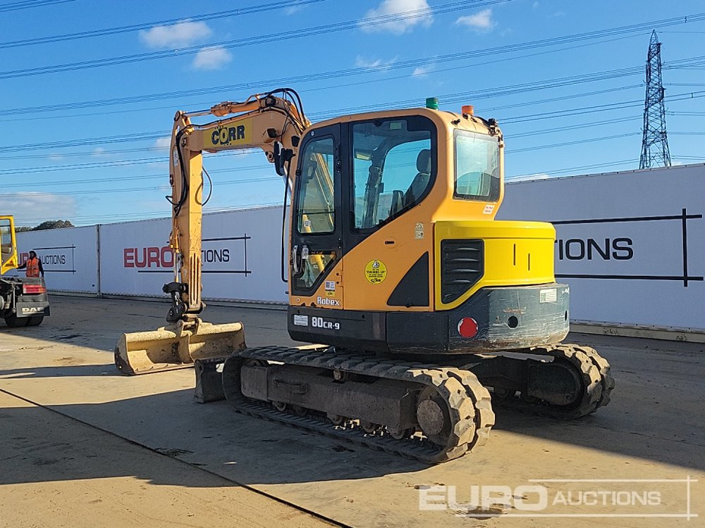 2014 Hyundai R80CR-9 - Mini excavator: picture 3 2014 Hyundai R80CR-9 - Mini excavator: picture 3