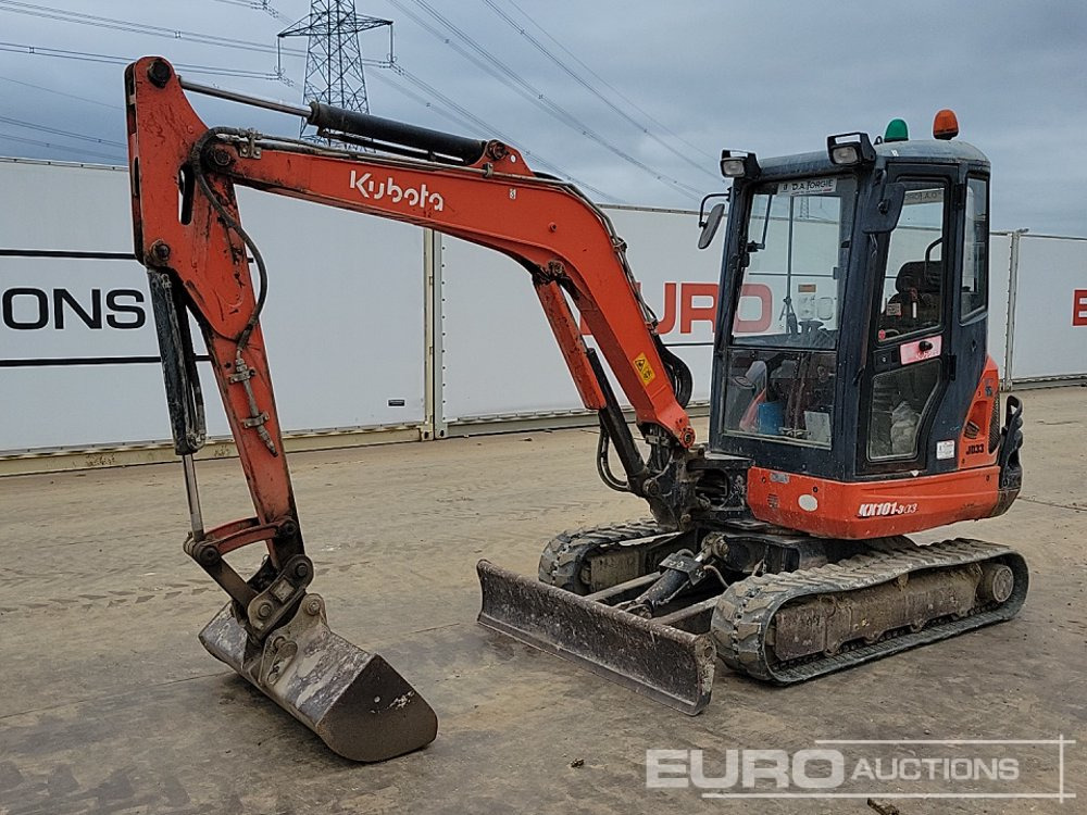 2014 Kubota KX101-3A3 - Mini excavator: picture 1 2014 Kubota KX101-3A3 - Mini excavator: picture 1