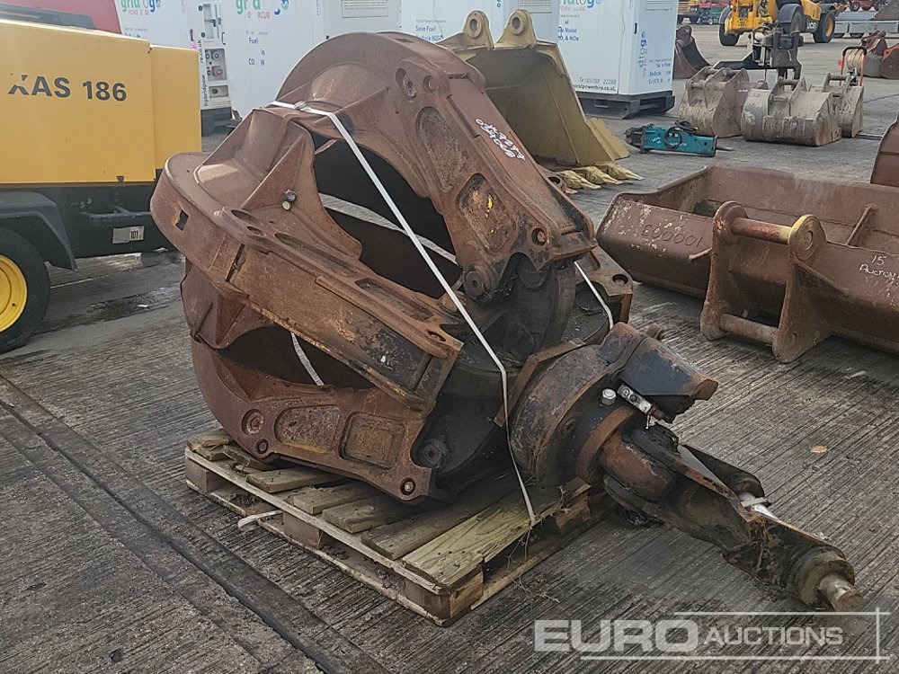 2015 CAT Hydraulic Rotating 5 Tyne Scrap Grab to suit Material Handler - Bucket: picture 3 2015 CAT Hydraulic Rotating 5 Tyne Scrap Grab to suit Material Handler - Bucket: picture 3