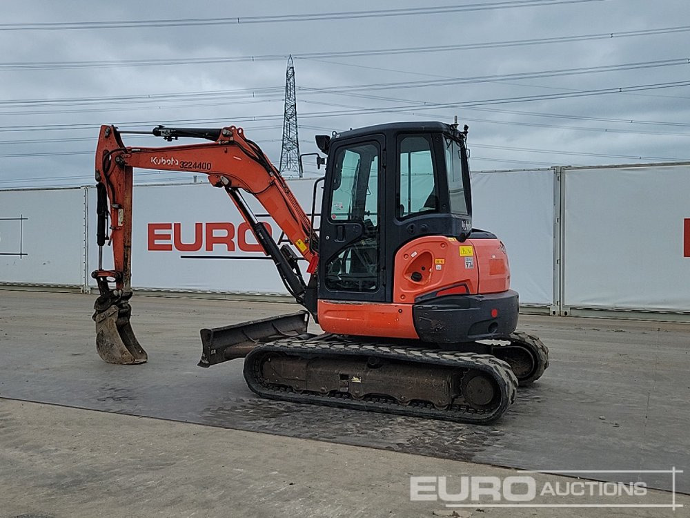 2015 Kubota U55-4 - Mini excavator: picture 3 2015 Kubota U55-4 - Mini excavator: picture 3