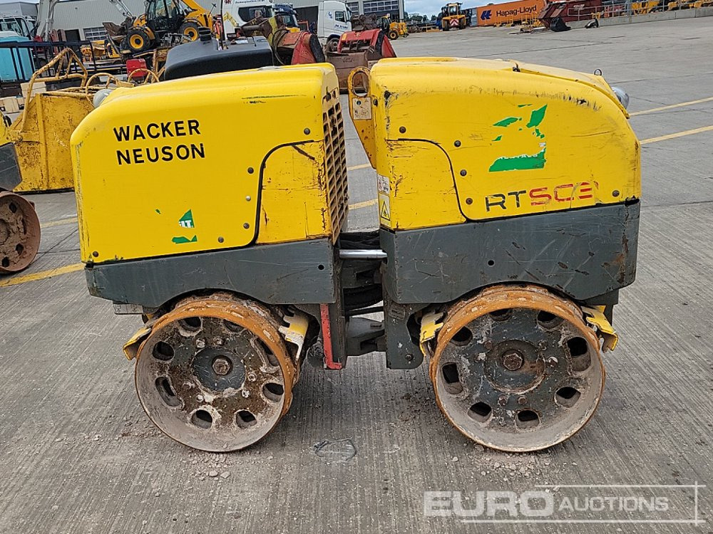 2015 Wacker Neuson Radio Controlled Double Drum Vibrating Padfoot Trench Roller - Asphalt machine: picture 2 2015 Wacker Neuson Radio Controlled Double Drum Vibrating Padfoot Trench Roller - Asphalt machine: picture 2