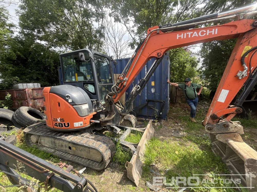 2016 Hitachi ZX48U-5A - Mini excavator: picture 1 2016 Hitachi ZX48U-5A - Mini excavator: picture 1