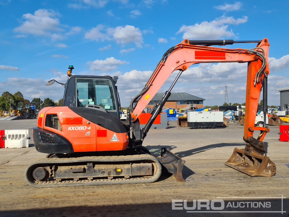 Mini excavator 2016 Kubota KX080-4: picture 6