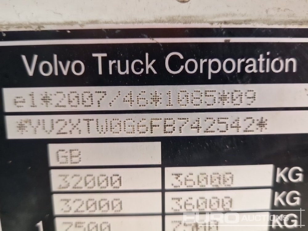 Tipper 2016 Volvo FMX: picture 37
