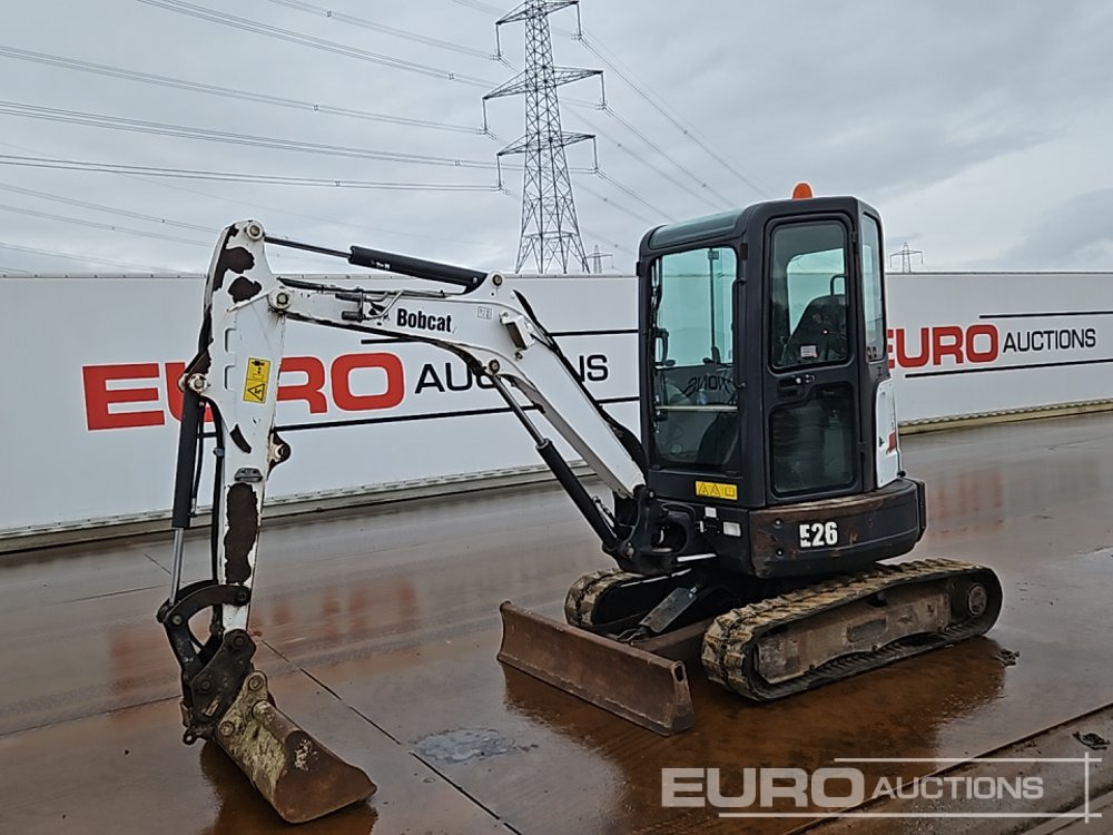2017 Bobcat E26 - Mini excavator: picture 1 2017 Bobcat E26 - Mini excavator: picture 1
