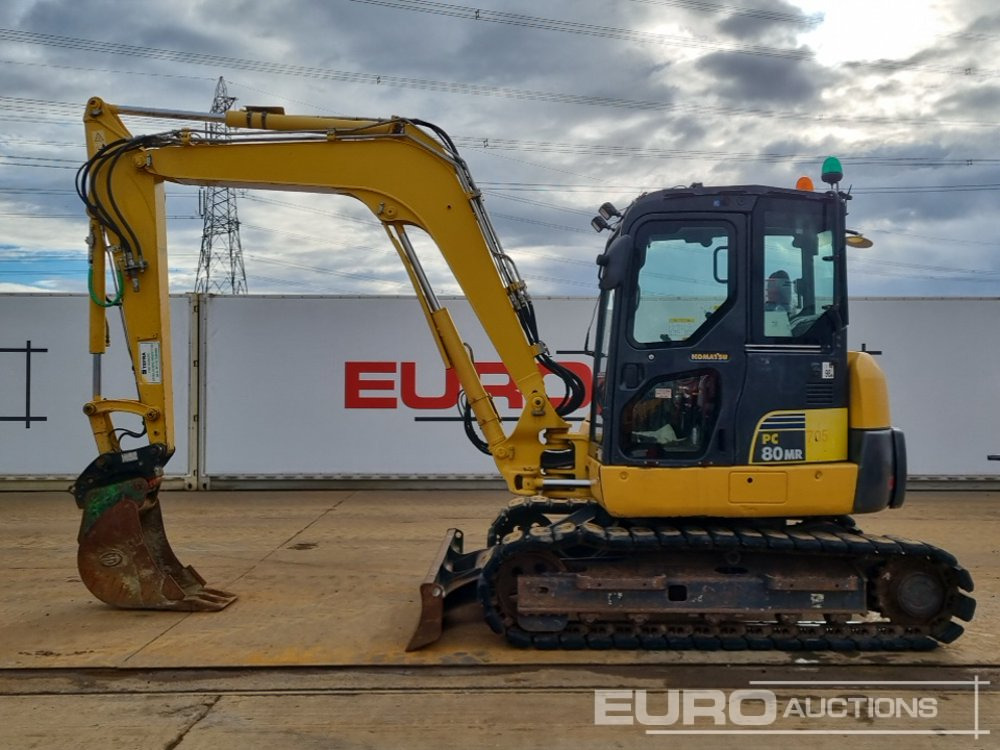 2017 Komatsu PC80MR-3 - Mini excavator: picture 2 2017 Komatsu PC80MR-3 - Mini excavator: picture 2