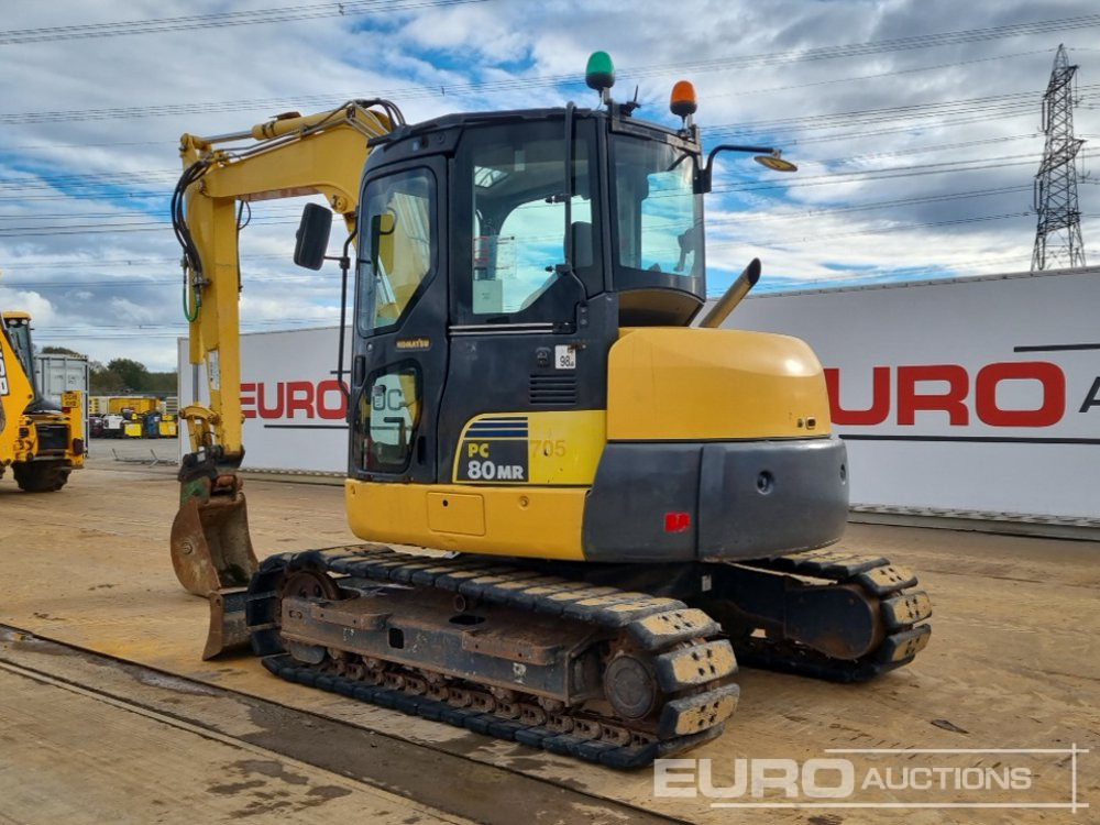 2017 Komatsu PC80MR-3 - Mini excavator: picture 3 2017 Komatsu PC80MR-3 - Mini excavator: picture 3