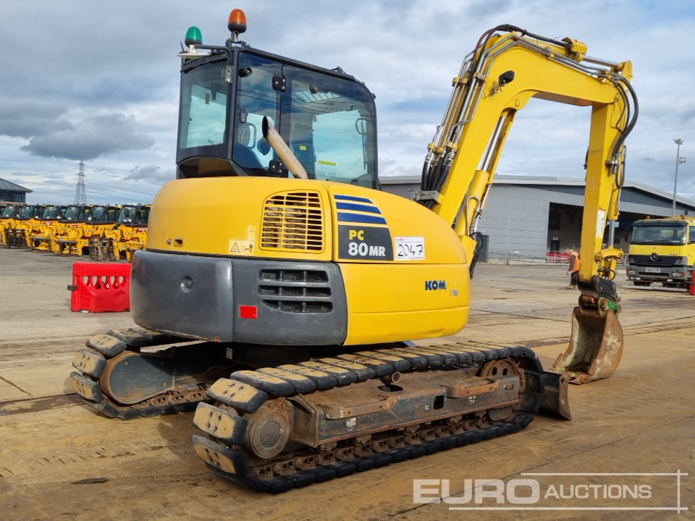 2017 Komatsu PC80MR-3 - Mini excavator: picture 5 2017 Komatsu PC80MR-3 - Mini excavator: picture 5