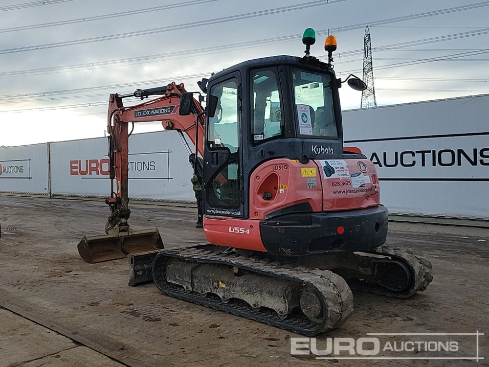 2017 Kubota U55-4 - Mini excavator: picture 3 2017 Kubota U55-4 - Mini excavator: picture 3